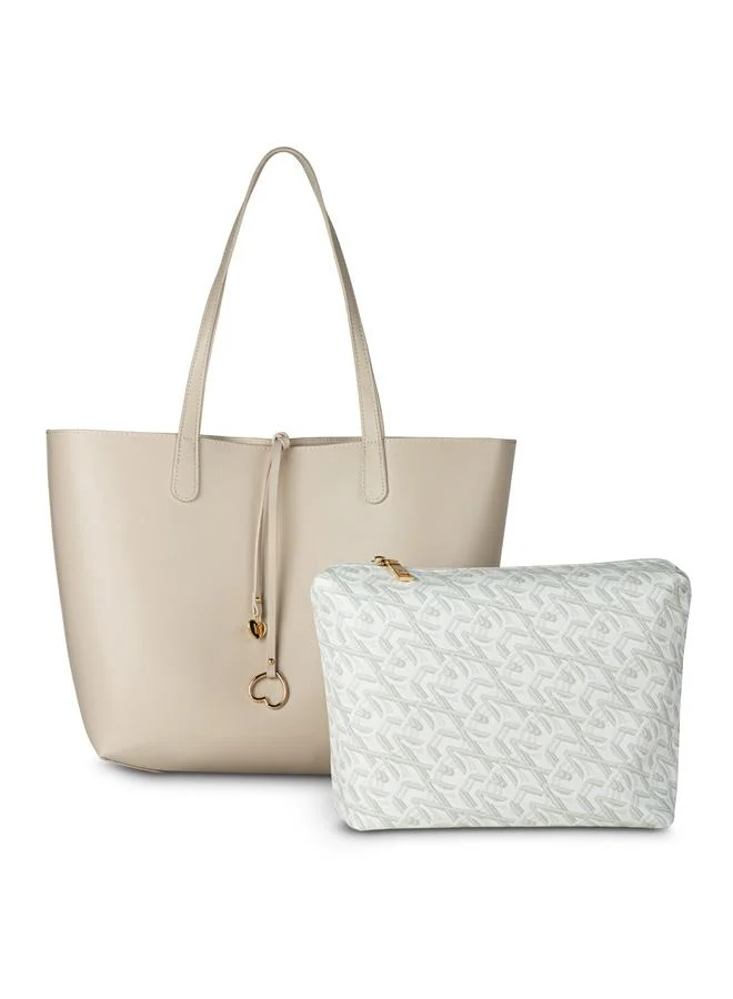 Vincci Beige Women Tote Bag for Women | Best Price UAE