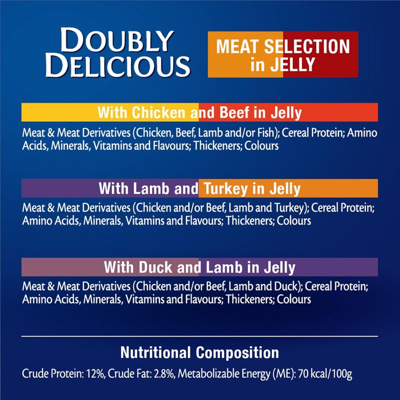 Felix As Good As It Look Doubly Delicious Wet Cat Food Meat Selections 85g (Pack of 60) - Image 5