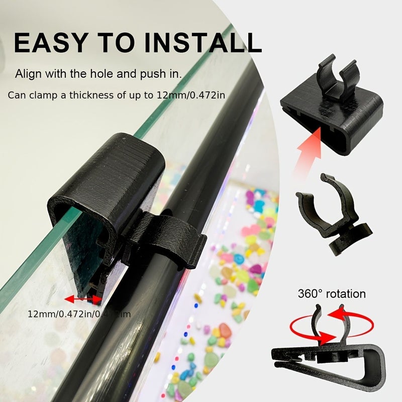 2 Pack Clip On Aquarium LED Lights Secure Design USB Landscape Lighting - Image 3