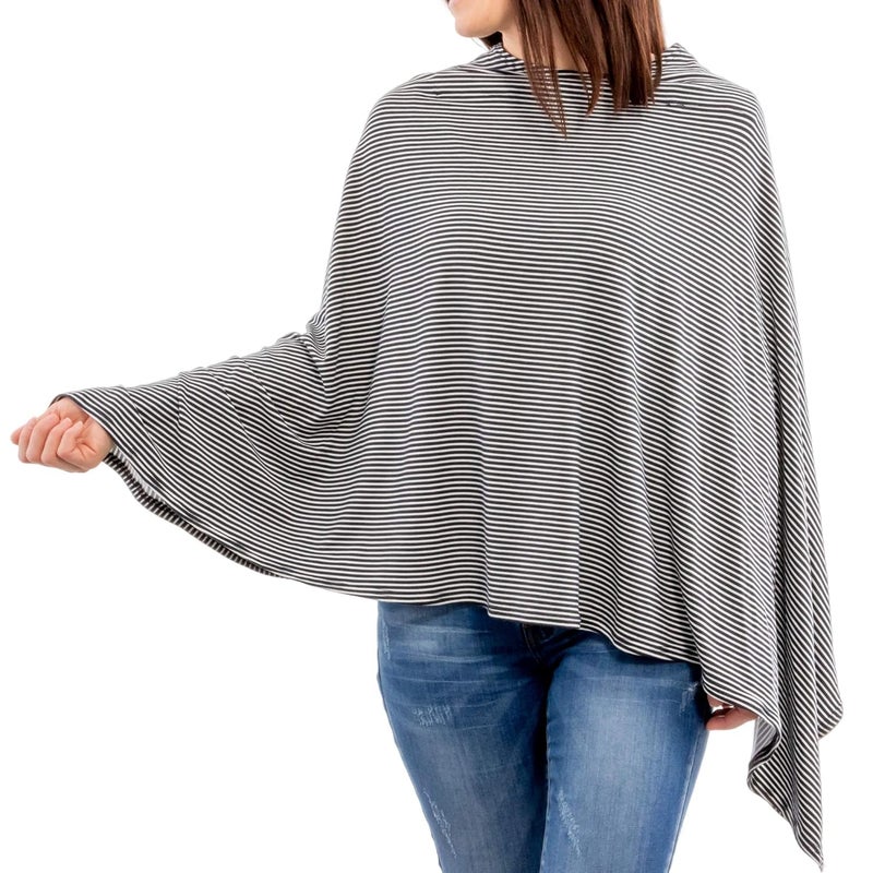 WeeSprout Nursing Cover for Breastfeeding, Feeding Cover for Breastfeeding, Soft & Breathable Nursing Poncho, Neck Insert for Hands-Free View, Machine Washable & Dryer Safe Nursing Cover Up - Image 1