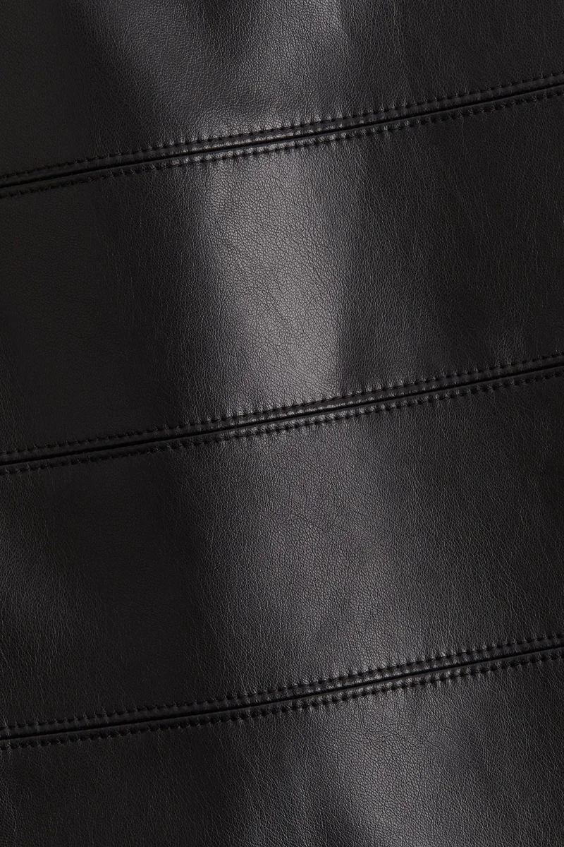 H&M Coated pencil skirt