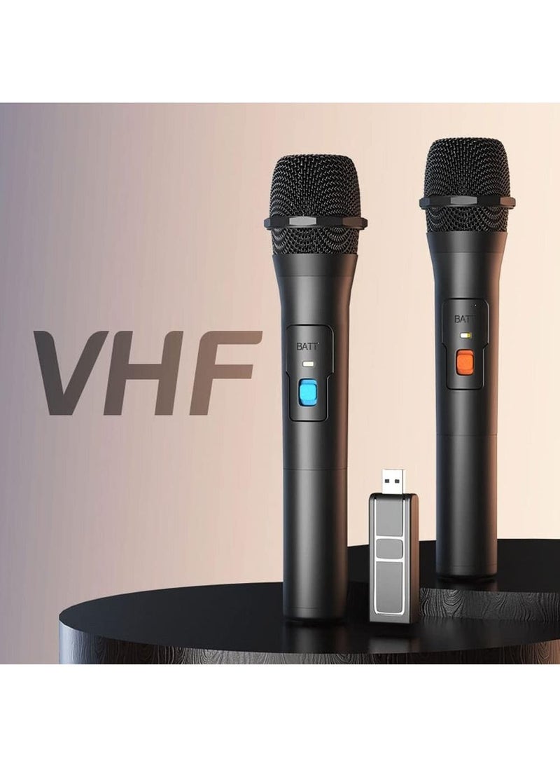 Generic - Wireless Microphone, Universal Handheld Karaoke Mic Speaker, Over 110 DB Outdoor Indoor Cordless Microphone System with USB Reciver for Singing, Karaoke, Speech, Wedding - Image 1