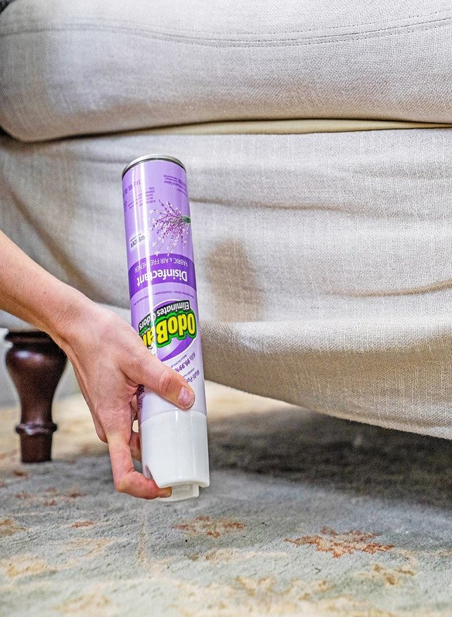 OdoBan Ready-to-Use Disinfectant and Harsh Aroma Eliminator, Cleaner and Fabric/Air Freshener, Set of 2, 14.6 Ounce 360-Degree Continuous Spray and 32 Ounce Trigger Spray, Lavender Scent - Image 4