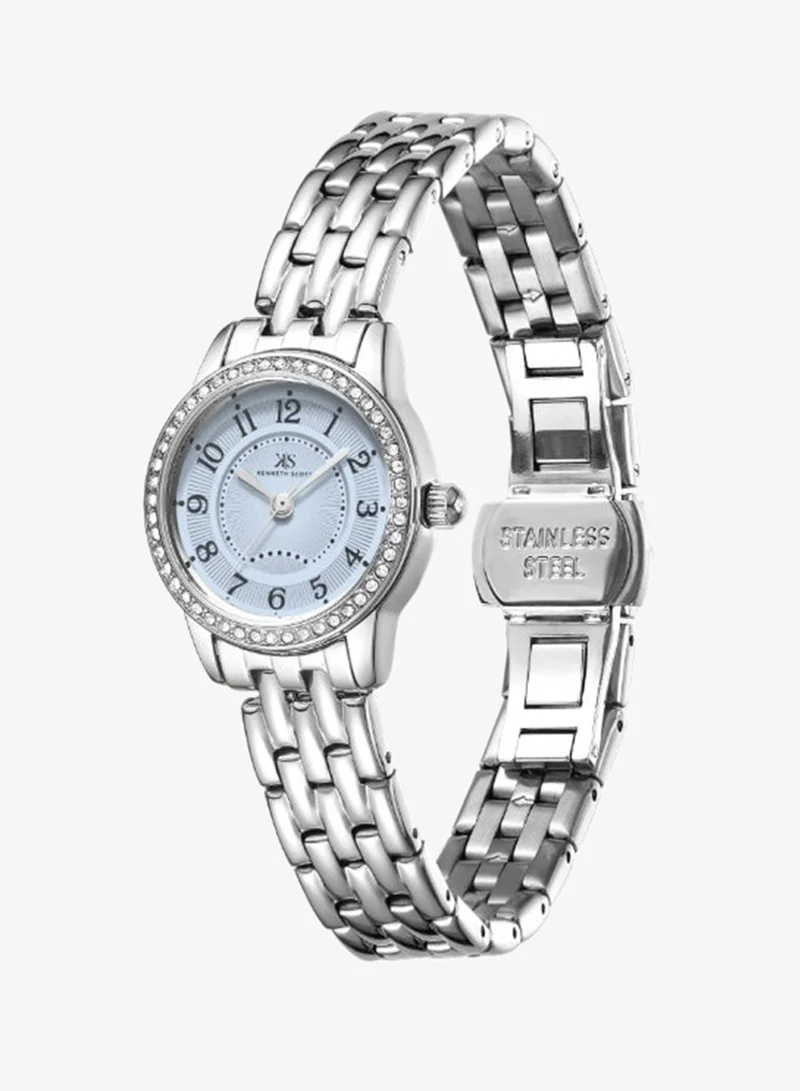 Kenneth Scott Women's Stainless Steel Analog Watch K25511-SBSL - 23 mm