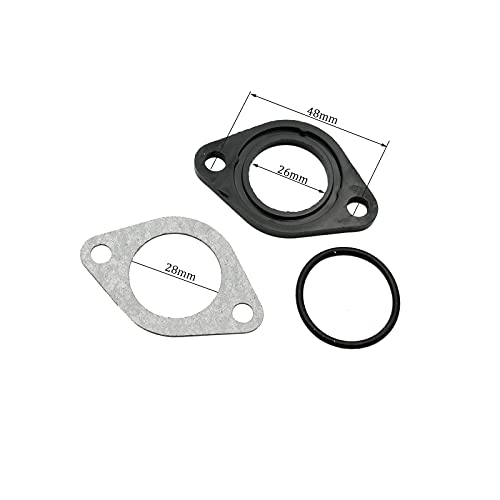 YD-PS001 26mm Carburetor Carb Carby Intake Carb Manifold Gasket for 125cc 150cc PIT Dirt Bike Quad ATV Buggy Pack of 2 - Image 2