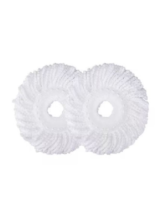 ممسحة دوارة 360 درجة من الستانلس ستيل مع دلو أخضر/أبيض - Image 4