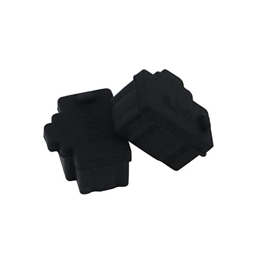 Antrader Ethernet Hub Port RJ-45 Anti Dust Cover Cap Protector Plug,Black,24-Pack - Image 3
