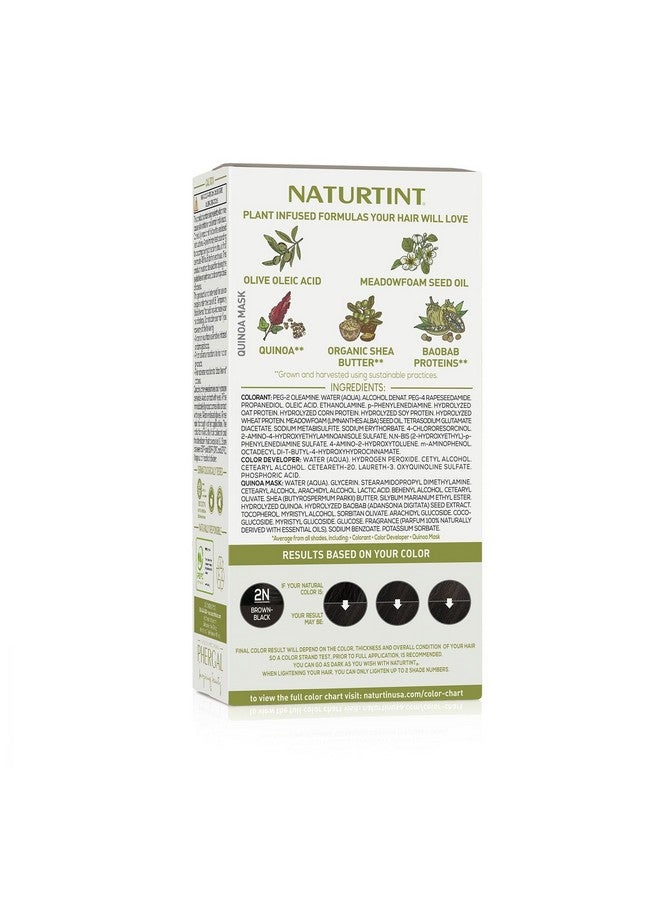 Naturtint 2N Brown Black Permanent Hair Color (Pack of 1), Ammonia Free, Vegan, Cruelty Free, up to 100% Gray Coverage, Long Lasting Results (Packaging may vary) - Image 5