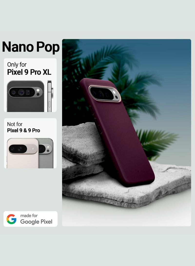 Caseology Nano Pop Google Pixel 9 Pro XL Case Cover (2024) Mil Grade - Burgundy Bean - Image 2