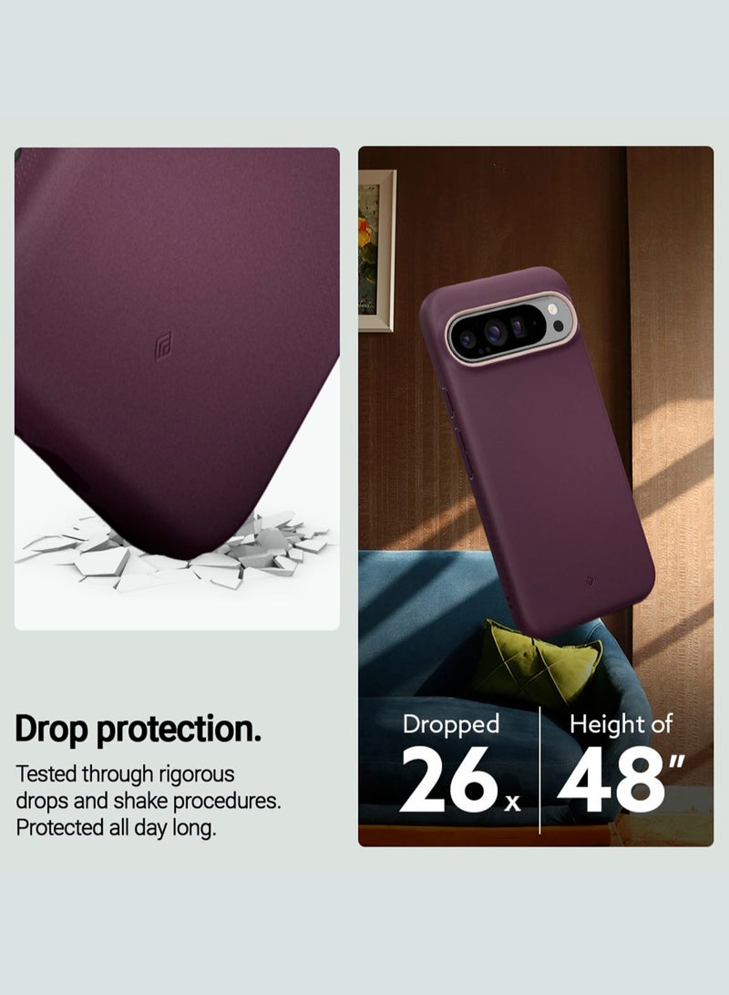 Caseology Nano Pop Google Pixel 9 Pro XL Case Cover (2024) Mil Grade - Burgundy Bean - Image 4