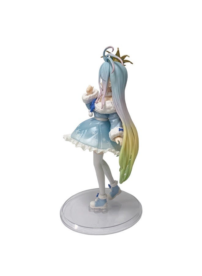 No Game No Life Shiro Special Edition Figure, Winter Outfit Beautiful Girl Anime Statue（Height：21 CM） - Image 4
