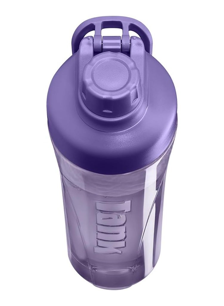 Tank Tritan Plastic Water Bottle 800mL, Purple - Image 5