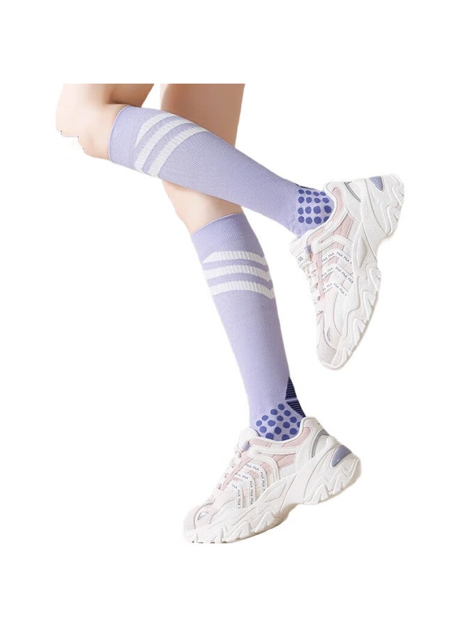 Dweck Pressure Socks, Professional Non-Slip Yoga, Women'S Sports Running Jump Rope, Muscle Compression Mid-Calf Socks, 2 Pairs - Image 1