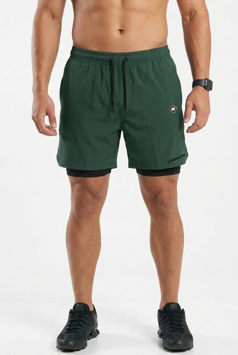 Moveletix Men's Training Shorts Green