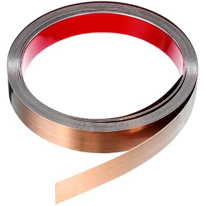 19.7FT X 0.98" WALL TRIM PEEL AND STICK MOLDING TRIM FRAME, SELF ADHESIVE STAINLESS STEEL BRUSHED FINISH METAL STRIP TRIM FOR WALL CEILING FLOOR CABINET TILE EDGE, ROSE GOLD - Image 1