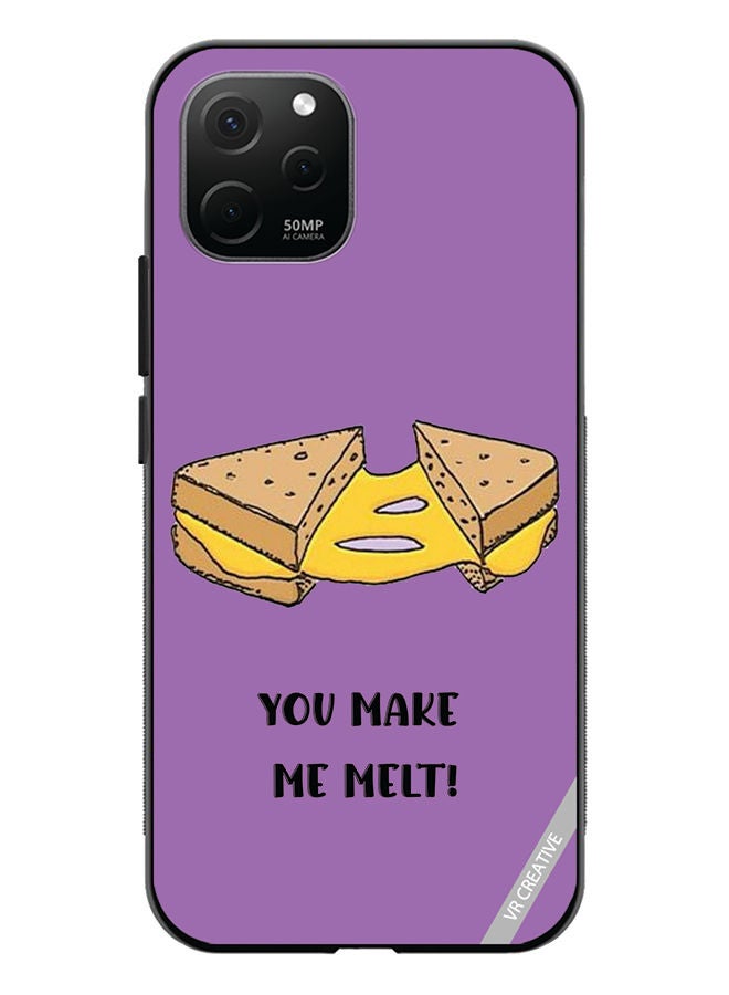 VR CREATIVE Protective Case Cover For Huawei Nova Y61 You Make Me Melt Design Multicolour - Image 1