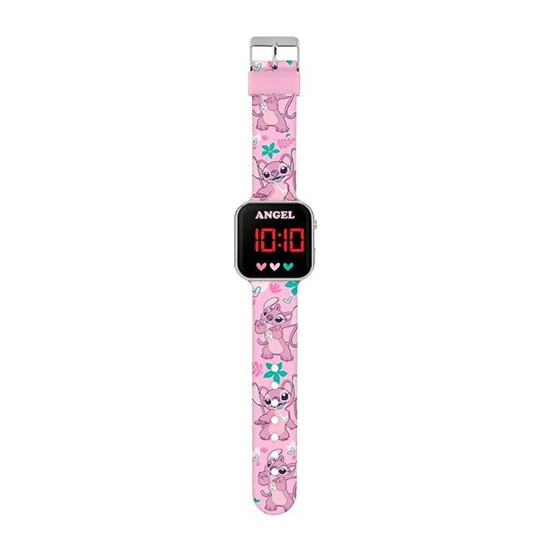 Disney Lilo & Stitch Angel LED Digital Watch (Pink) - Image 2