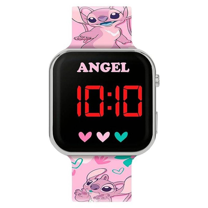 Disney Lilo & Stitch Angel LED Digital Watch (Pink) - Image 3