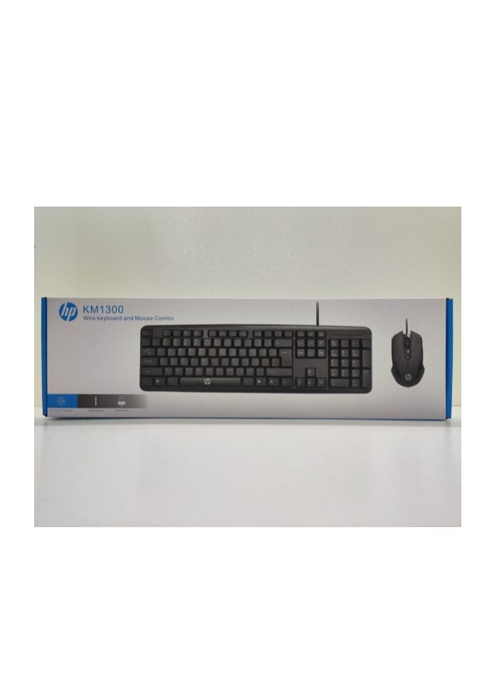 Generic - KM1300 HP Wire key board and mouse Combo - Image 1