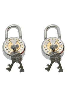 SATYAM Satyam Active 65MM8 Levers 3 Keys Hardened Shackle Padlock2pc  - Image 1