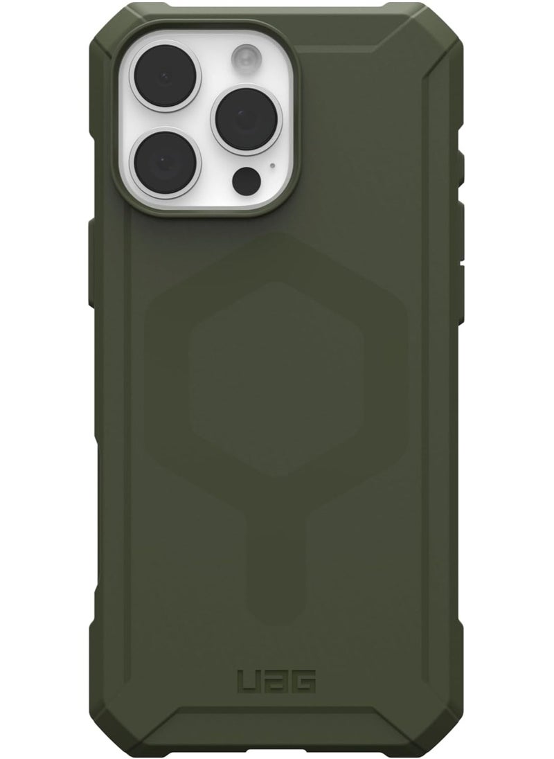UAG Essential Armor MagSafe for iPhone 16 Pro Max Case Cover [16 Feet Drop tested]  - Olive Drab