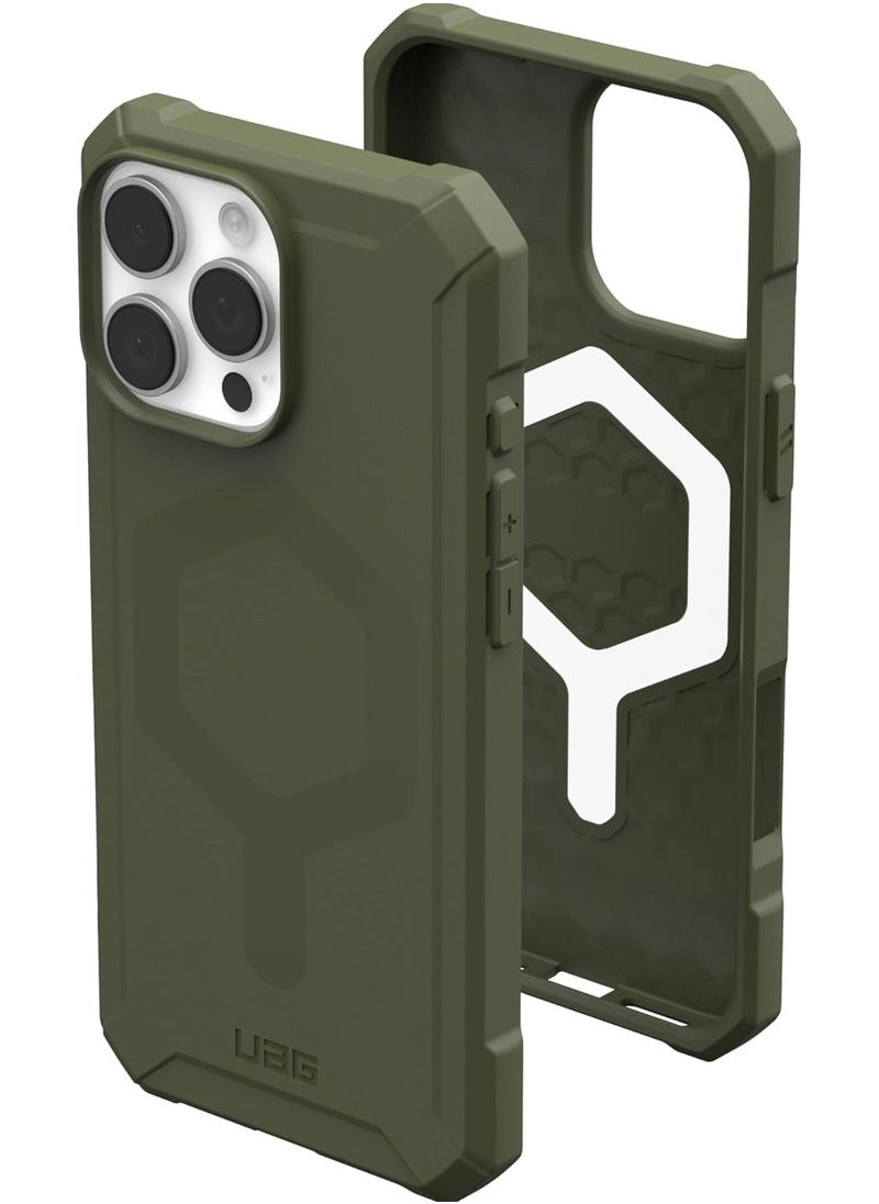 UAG Essential Armor MagSafe for iPhone 16 Pro Max Case Cover [16 Feet Drop tested]  - Olive Drab
