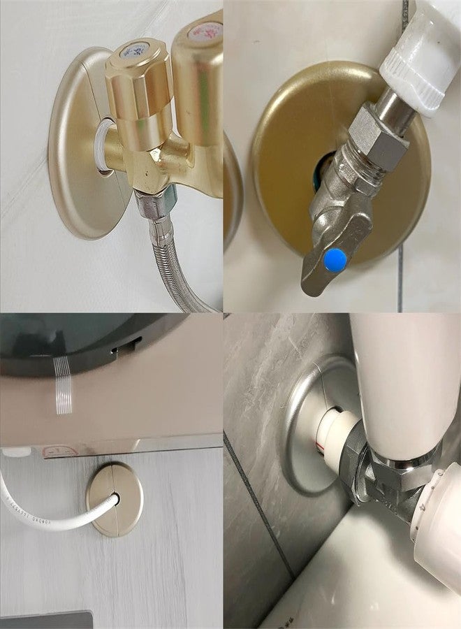 shenghang Wall Flange Easy Installation Plastic Radiator Escutcheon Water Pipe Drain Line Cover Collar Wall Snap-On Snap Hand Rail Base Trim Cover (26) - Image 5
