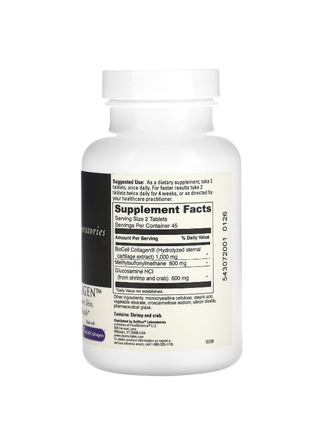 DaVinci Laboratories DaVinci Laboratories, Nature's Collagen, 90 Tablets  - Image 2