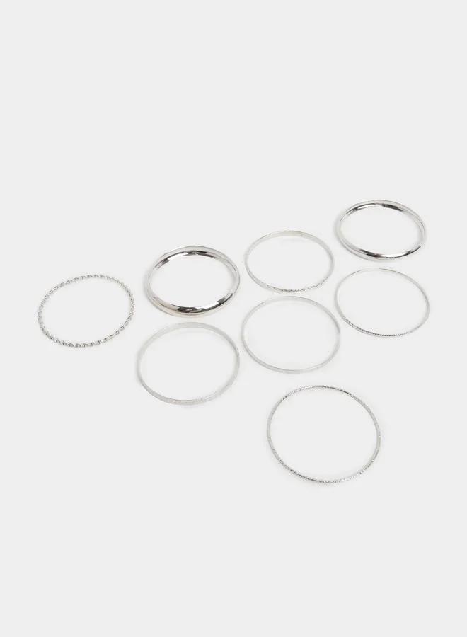 ستايلي مجموعة من 8 - سوار يد بانجل