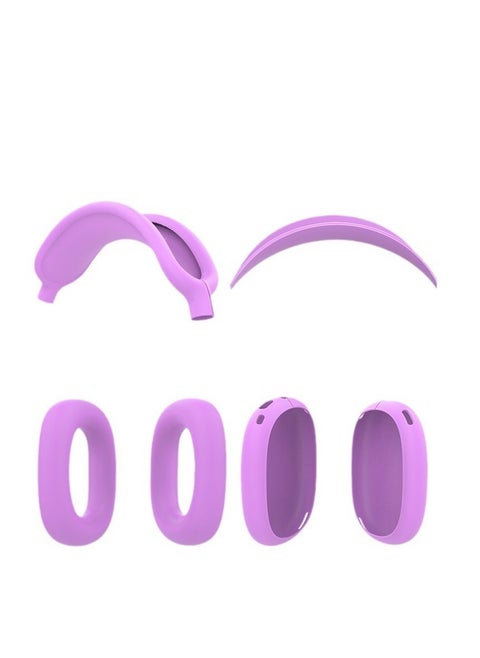 Apple AirPods Max Protective Cover Set. Made of soft silicone, it contains 1 pair of outer shell covers, 1 headband cover, 1 pair of earpad covers and 1 headband piece. With waterproof and fingerprint - resistant properties, it effectively protects your headphones.