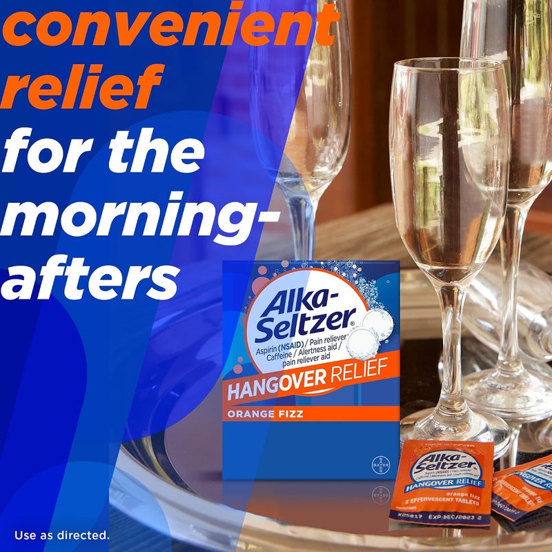 أقراص Alka-Seltzer لتخفيف آثار الكحول، يبدأ التخفيف السريع في حوالي 15 دقيقة للصداع وآلام الجسم والإرهاق الذهني، عبوات حفلة العازبة وحفلة العازب 60 قرصًا (3 صناديق، 20 قرصًا لكل منها) - Image 5