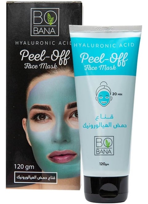 Bobana Hyaluronic Acid Peel-Off Mask – (120 ml) | Deep Hydration, Brightening & Pore Refining