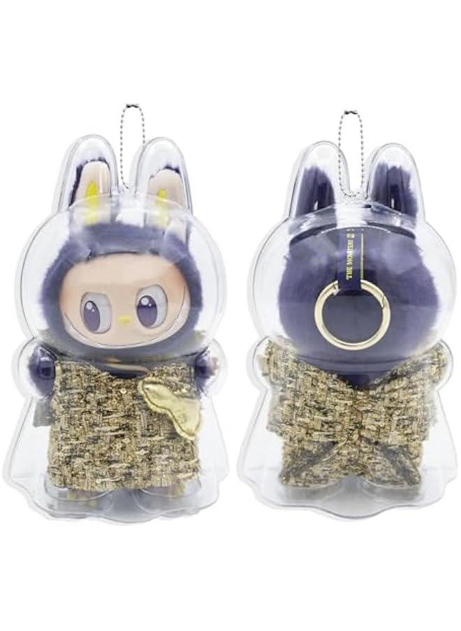 Arabest Protective Clear Case for LABUBU Wings of Fortune, Plastic Display Cover with Keychain Storage (Doll Not Included)  - Image 2