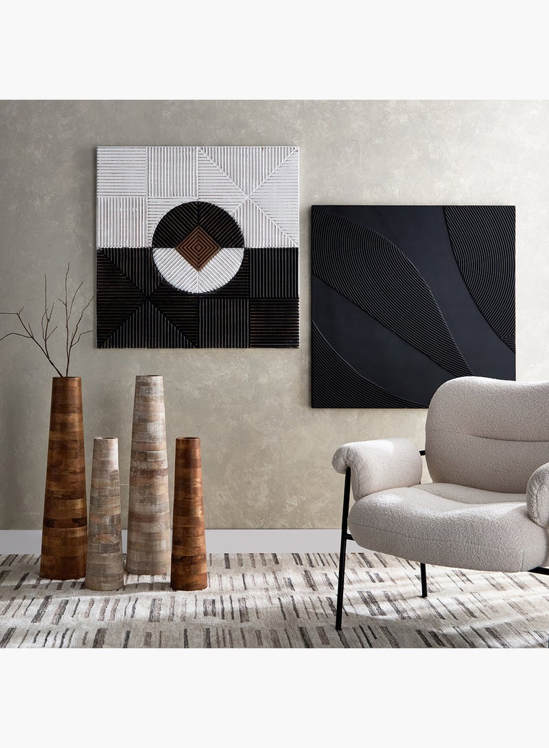 Home Box Rena MDF Carved Wall Art 90 x 3 x 90 cm - Image 5