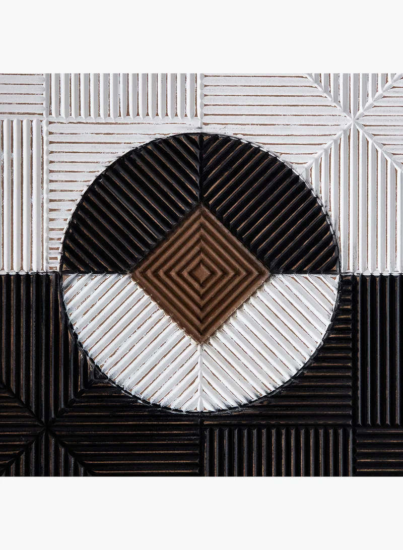 Home Box Rena MDF Carved Wall Art 90 x 3 x 90 cm