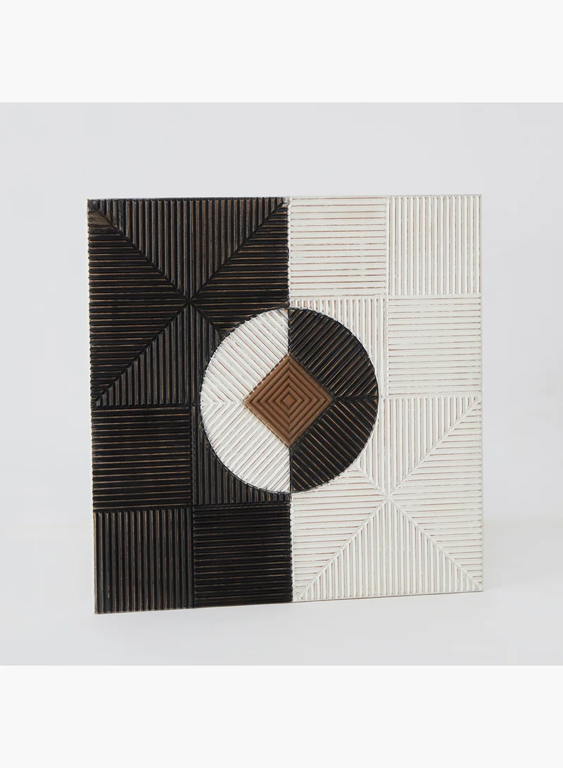 Home Box Rena MDF Carved Wall Art 90 x 3 x 90 cm