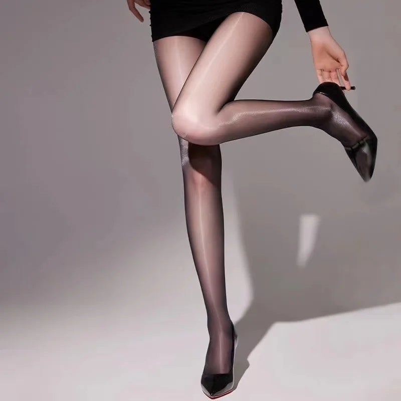 جوارب نايلون ناعمة 8D شفافة بلون سادة من REGRTEDARLING - Image 3