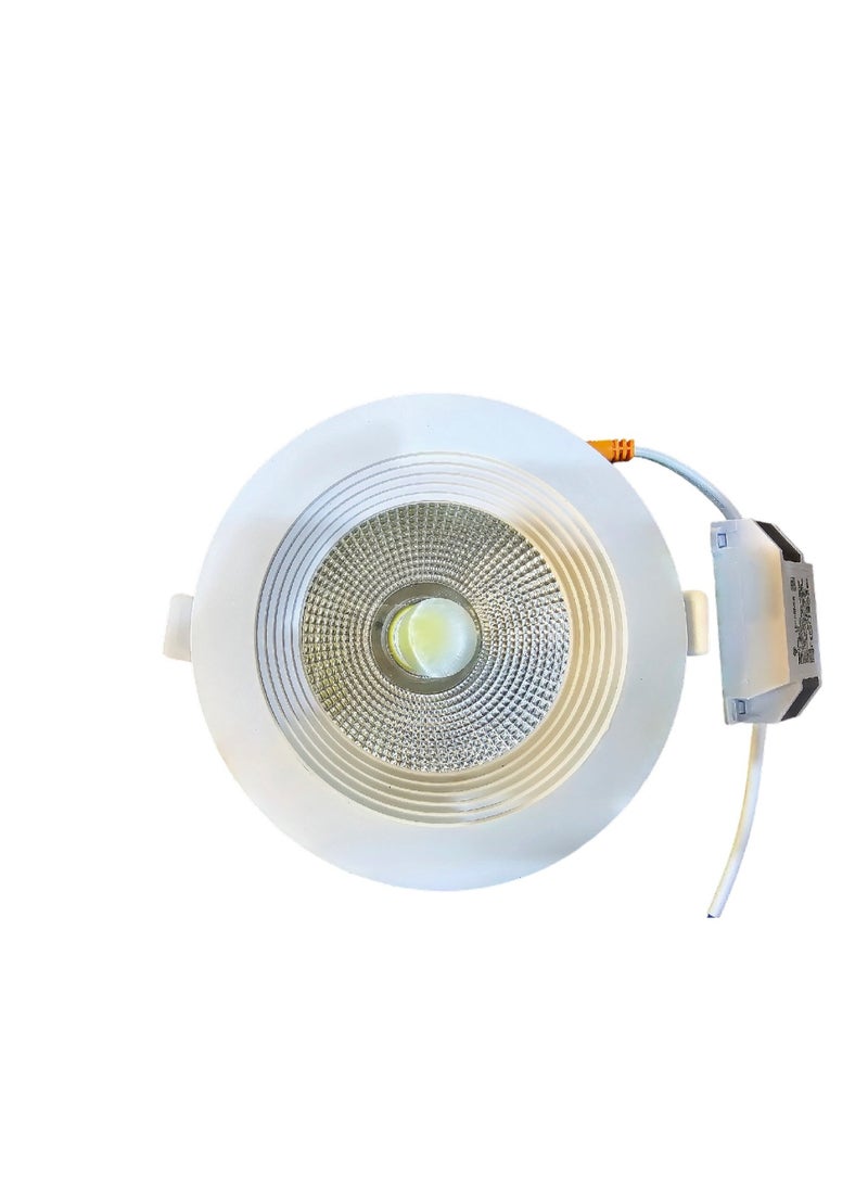 تيك لايت سبوت لايت كشاف كوب ليد بقوة 15 وات ودرجة إضاءة 6500K (ابيض) جودة ممتازة وبعمر افتراضي 50000H مجموعة 6 حبات - Image 2