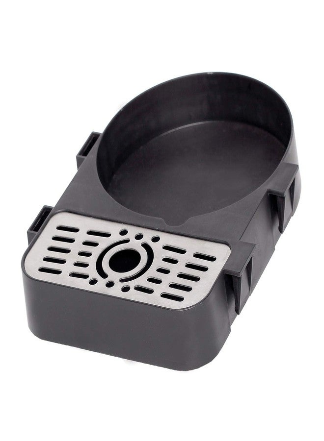 Service Ideas APDT1BL Airpot Stand with Drip Tray, 6" Diamater, Black - Image 1