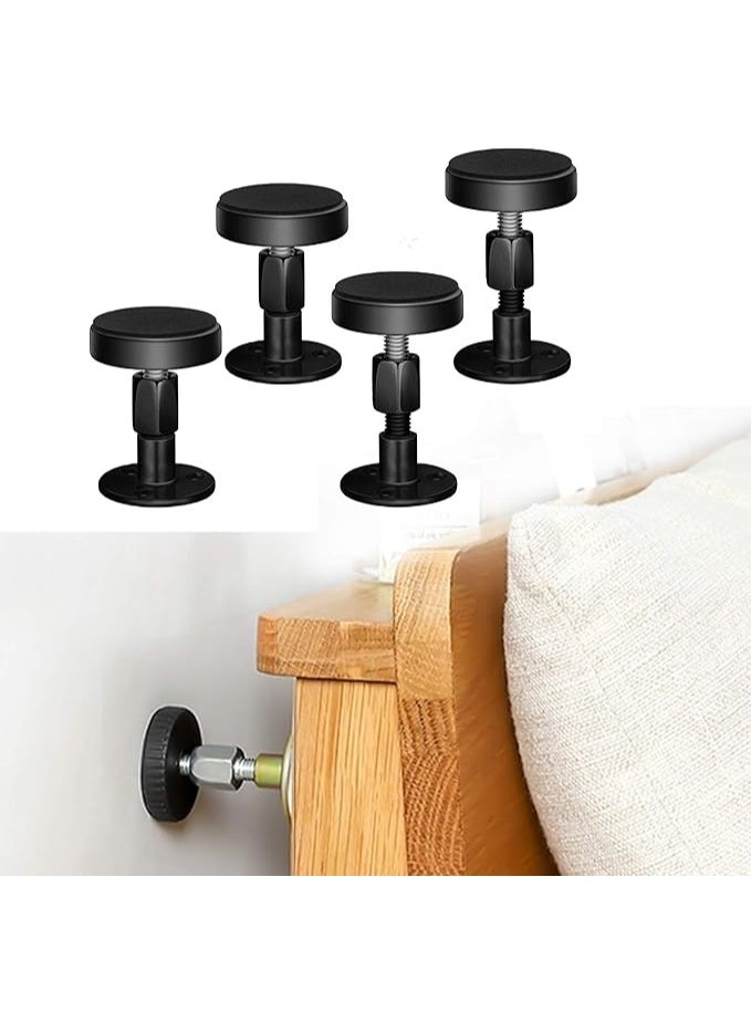 أدوات تثبيت سرير قابلة للتعديل - 4 قطع لمنع اهتزاز الأسرة والخزانات والأرائك - Image 1