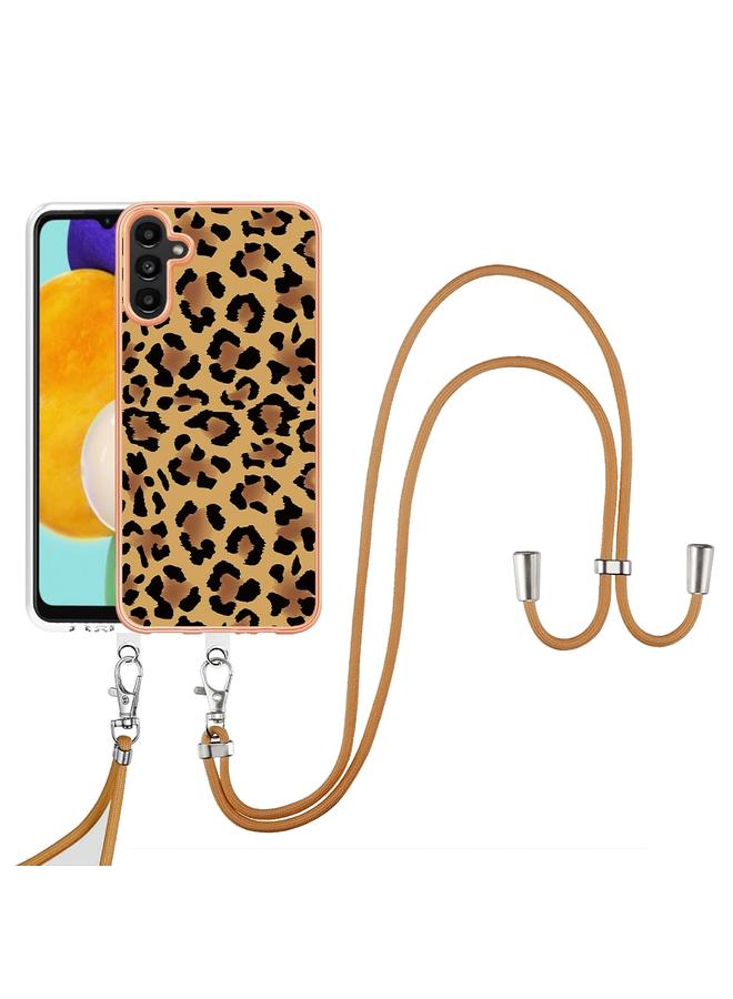 erorex Case For Samsung Galaxy A32 5G / M32 5G Electroplating Dual-side IMD Phone Case with Lanyard - Image 2