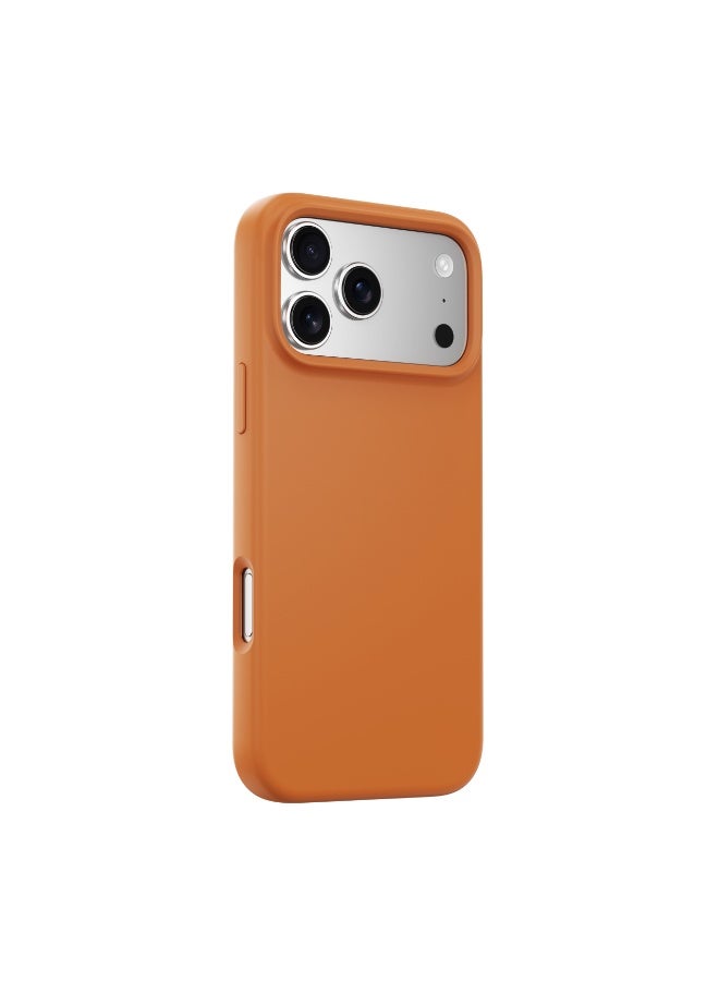 حافظة سلسلة Comfort من TGVIS لهاتف iPhone 17 Pro Max – برتقالي /