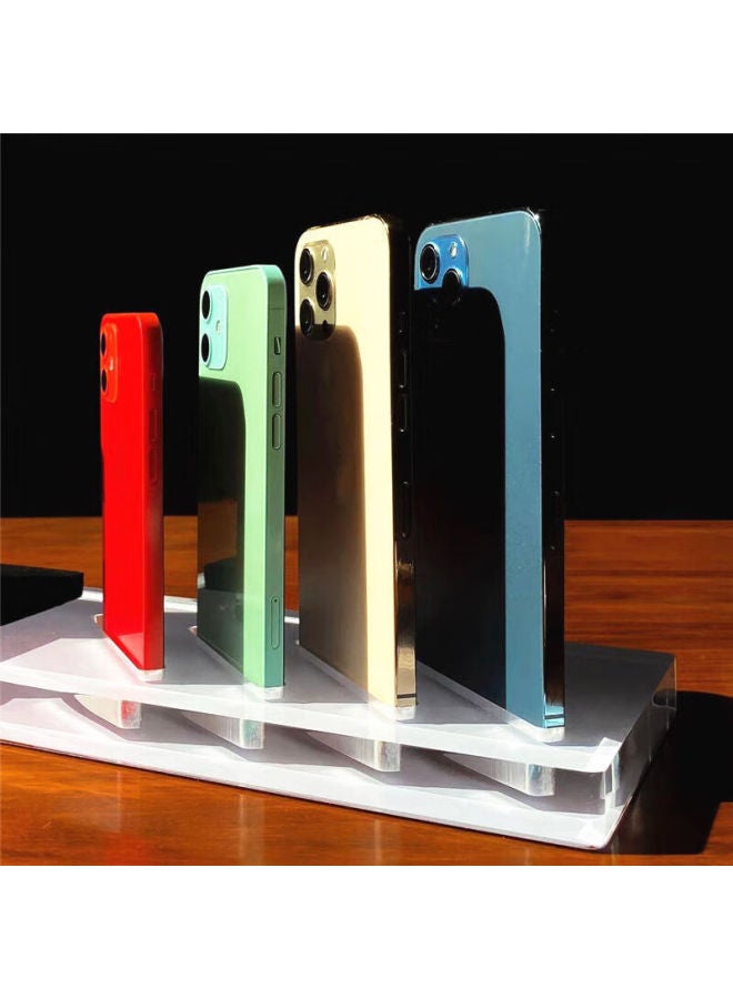 BA Gang Mobile Phone Model Suitable For Machine Model Machine For Iphone 12Pro Bright Screen Simulation Props For Iphone 12mini-Applicable Models:[Bright Screen] Glass Screen-For Iphone 12 Two Photos 6.1 Inch White  - Image 2