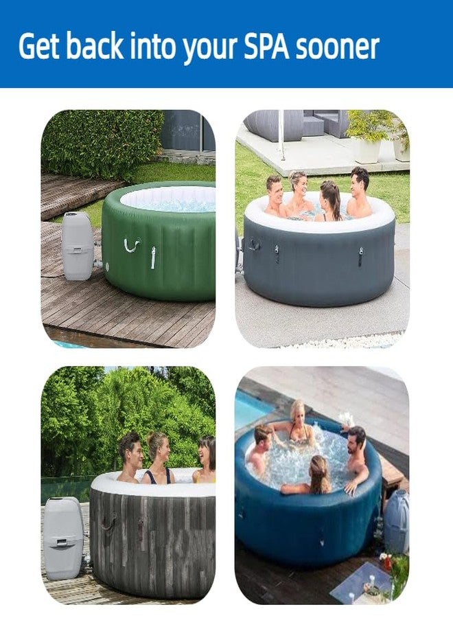 طقم إصلاح مضخة مياه حوض الاستحمام الساخن IKSI P4071 58113 E02 لـ Coleman Lay-Z-Spa (مع المروحة والأعمدة) - Image 5