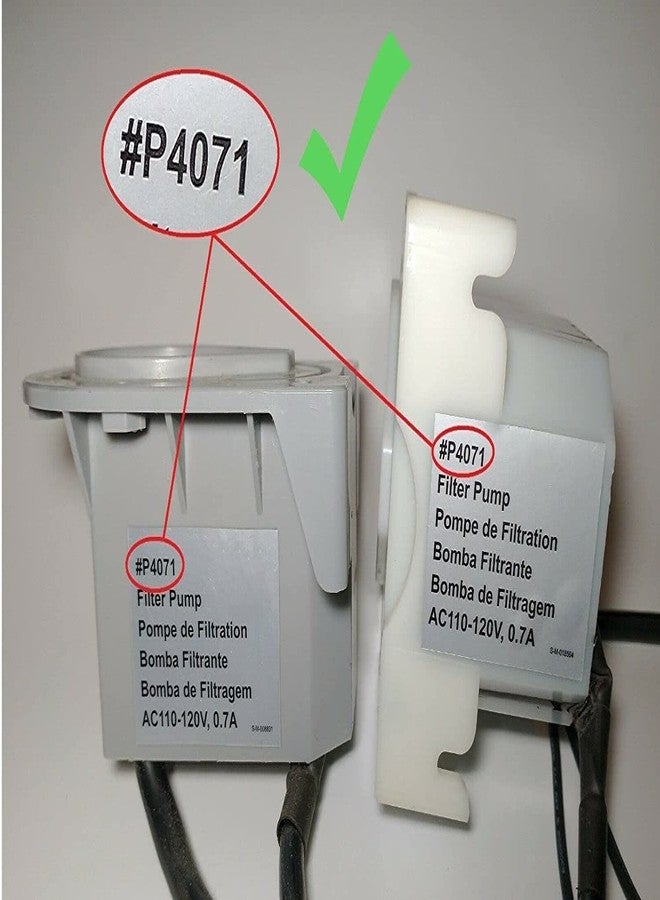 طقم إصلاح مضخة مياه حوض الاستحمام الساخن IKSI P4071 58113 E02 لـ Coleman Lay-Z-Spa (مع المروحة والأعمدة) - Image 4