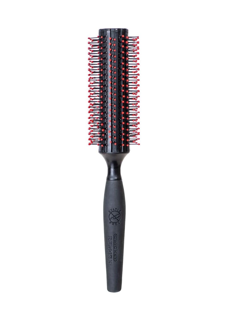 Cricket Static Free RPM 12XL Row Round Hair Brush - Effortless Curling, Blow-Drying, and Styling, Ideal for Adding Volume and Creating Smooth Finishes, All Hair Types