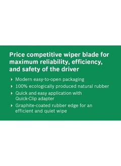 Eco 400UE U-Hook metal bracket Front Flat Wiper Blade 16 Inch Balck - pzsku/ZC8BCBCC685C13E20541AZ/45/_/1699880171/43c8238e-4f52-45b3-b6ca-1950df554e60