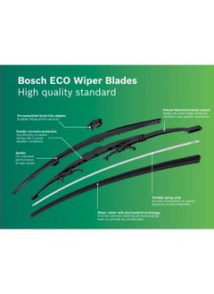 Eco 400UE U-Hook metal bracket Front Flat Wiper Blade 16 Inch Balck - pzsku/ZC8BCBCC685C13E20541AZ/45/_/1699880171/75758f6e-1940-43fa-9f38-7de963a65691