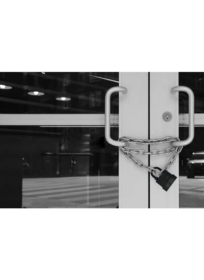 GNOLY GNOLY Heavy Duty Outdoor Waterproof Padlock AntiTheft Outdoor Lock with Keys for Office Garden Gym Fence Shed Garage 1Pcs 45mm with 3 Keys  - Image 4