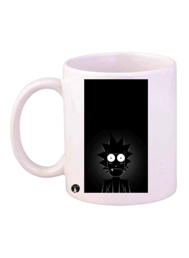 RYN Rick And Morty Printed Mug White/Black